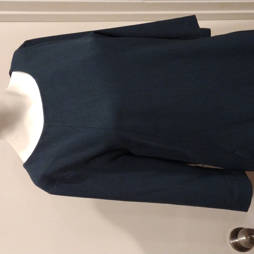 MM Lafleur Women's Green Etsuko Sheath Dress Sz 8-Career Office Event-No Belt - Picture 2 of 8